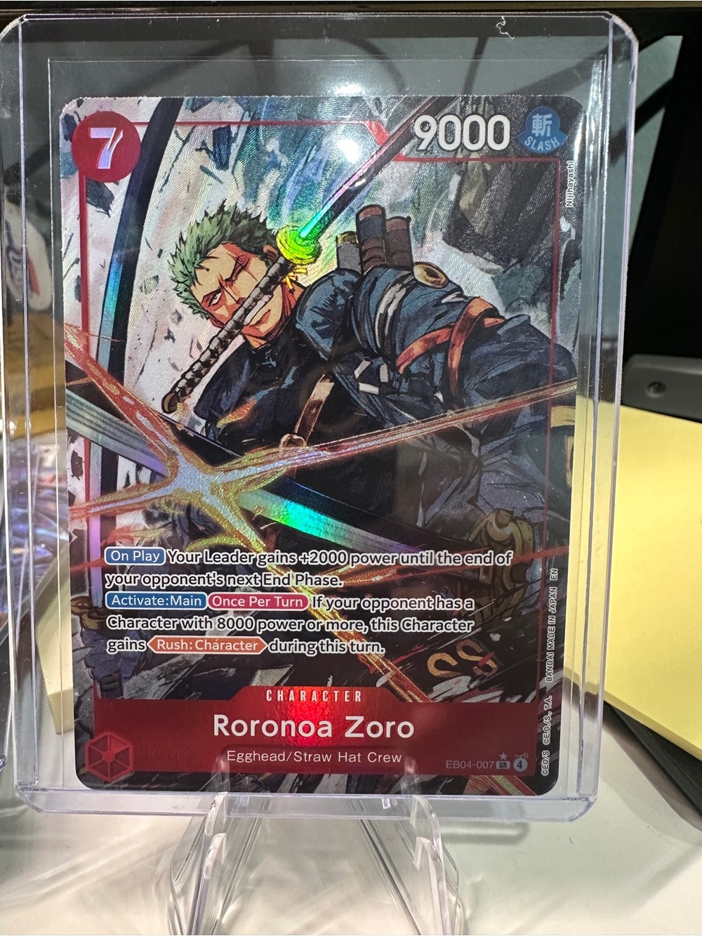 Roronoa Zoro (EB04-007) (Alternate Art) EB04-007 Adventure on Kami's Island Foil